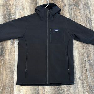 Like New! Patagonia R1 TechFace Hoodie - Black